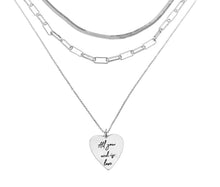 All You Need is Love Silver Necklace