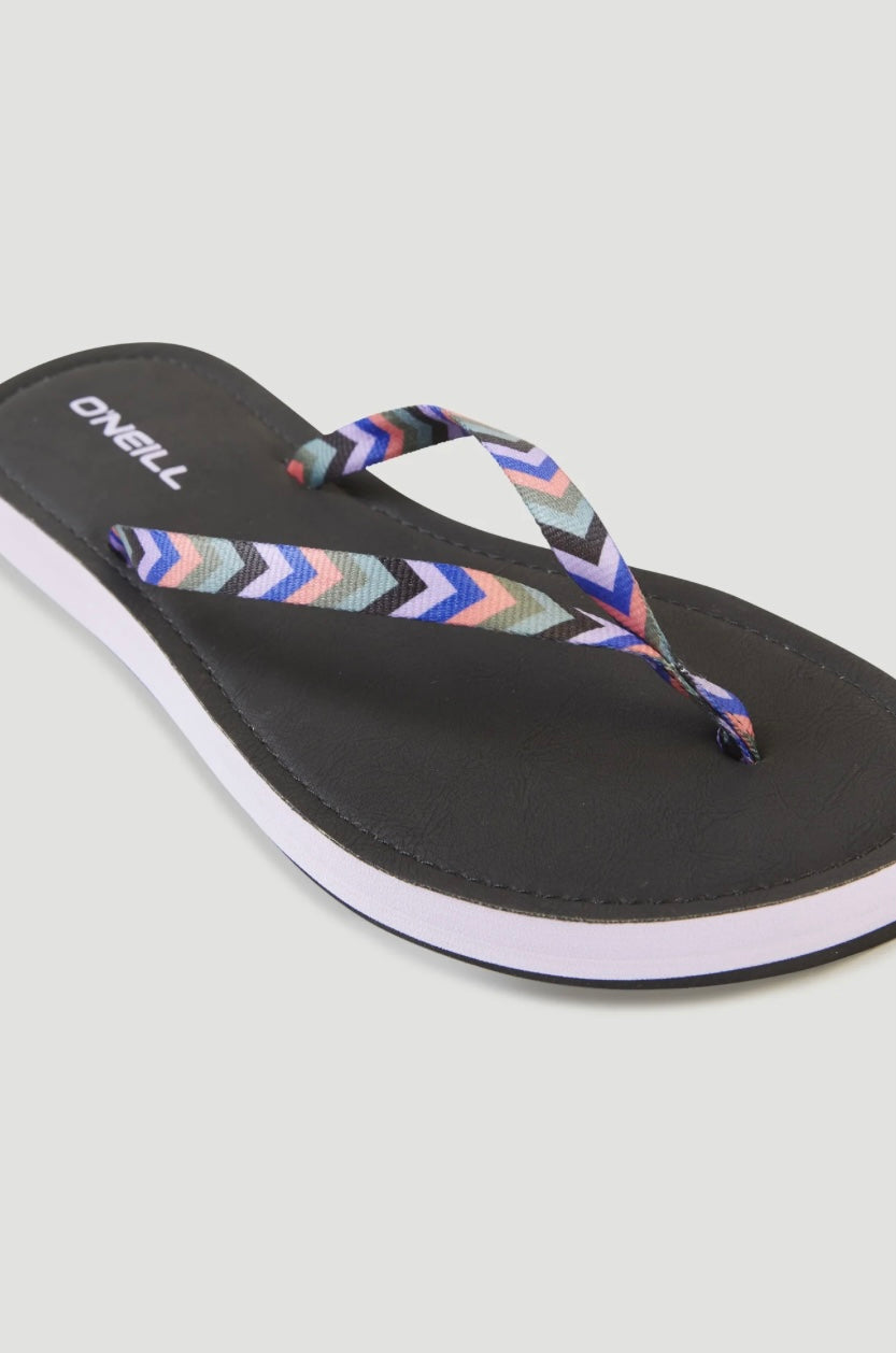 Melina Black Out Flip Flops