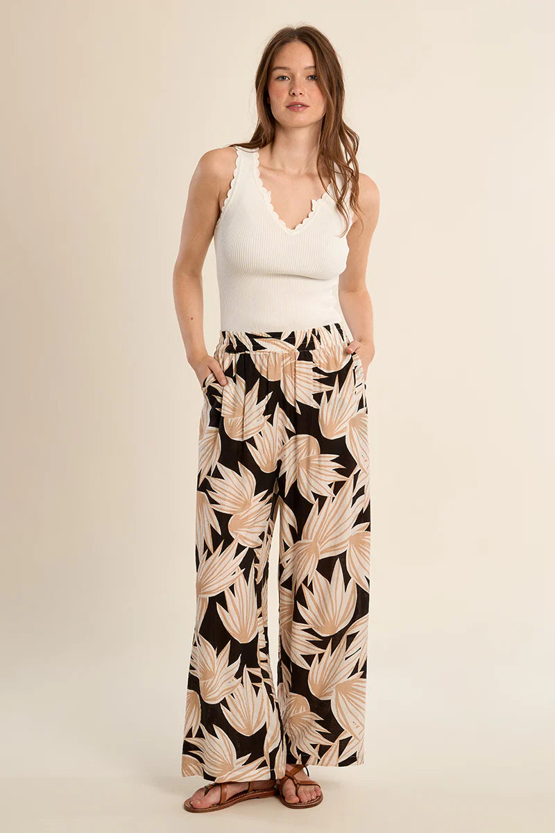 Ava Printed Molly Bracken Pant