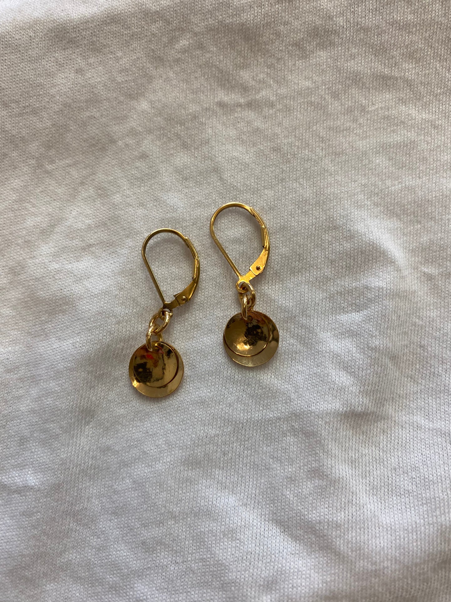 Kimberly Gold Cup Earrings