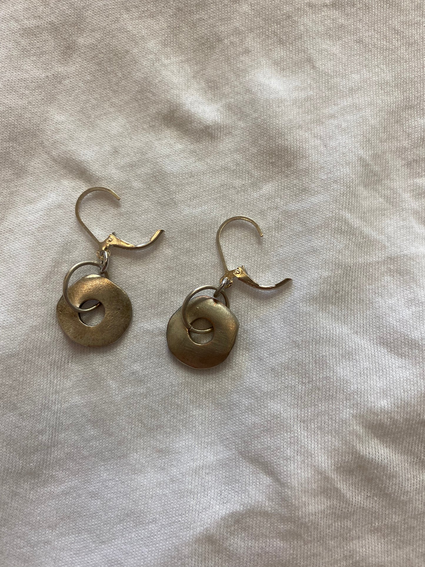 Taylor Silver Donut Earrings