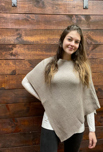Betty Poncho - Taupe