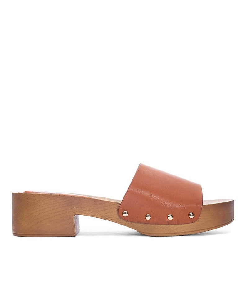 Heidi Retro Brown Summer Clog