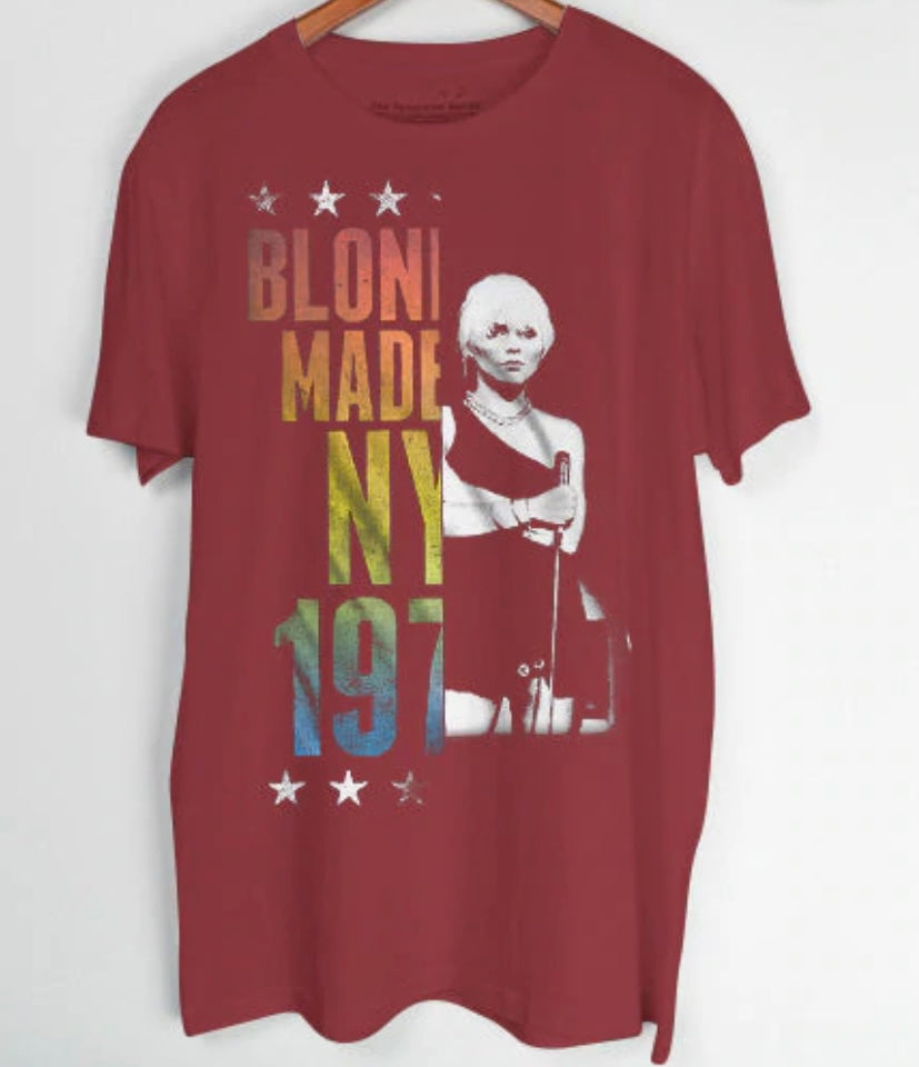 NY Blondie Maroon Graphic Tee